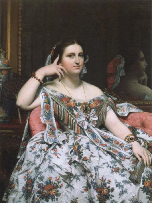 Jean-Auguste Dominique Ingres madame moitessier Spain oil painting art